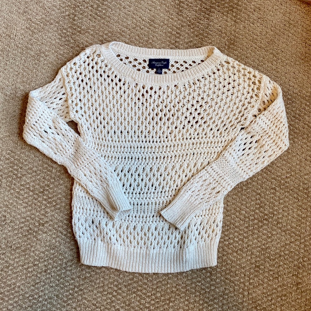 AE Outfitters Cable Sweater Sz S